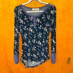 Women’s long sleeve floral top